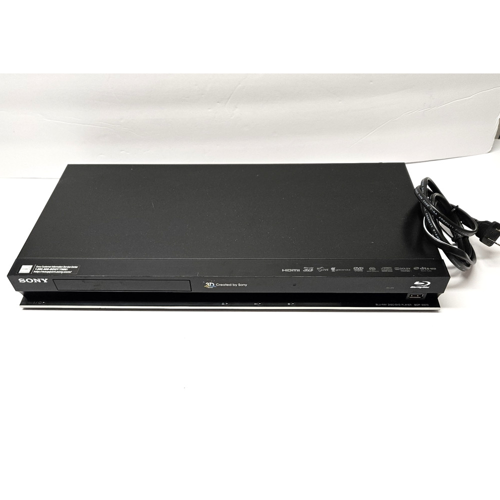 Sony Blu-Ray BDP-S570 Disc/DVD /3D Player - Tested & Working, No Remote
